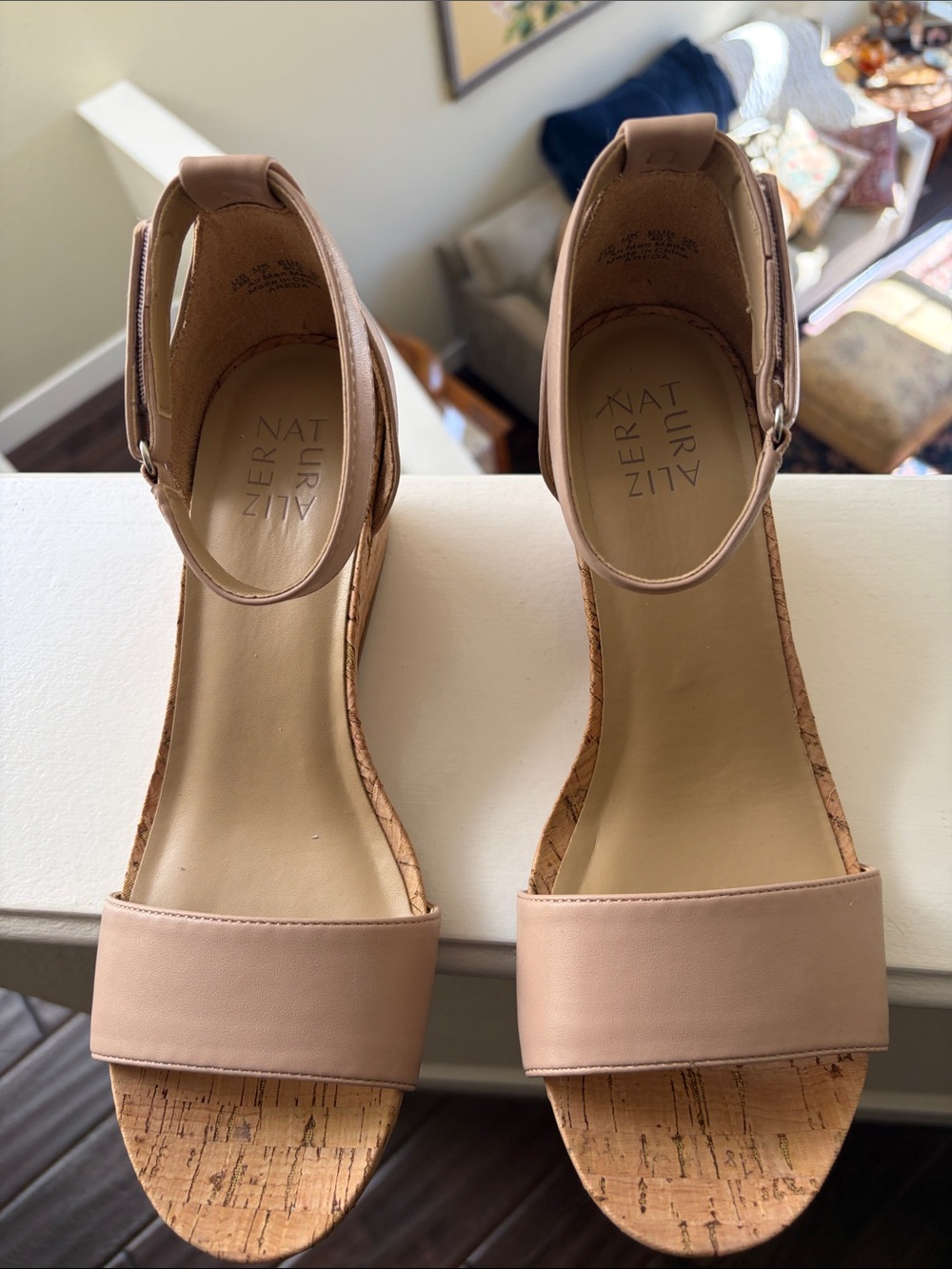 Naturalizer Areda Vint Mauve wedge sandals - Picture 3 of 5
